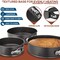 100 Pieces Cake Pan Sets for Baking + Cake Decorating Kit: 3 Non-Stick Springform Pans Set (4, 7, 9 inches), Piping Tips, Cake Leveler – Multi-functional Leak-Proof CheeseCake Pan & eBook
